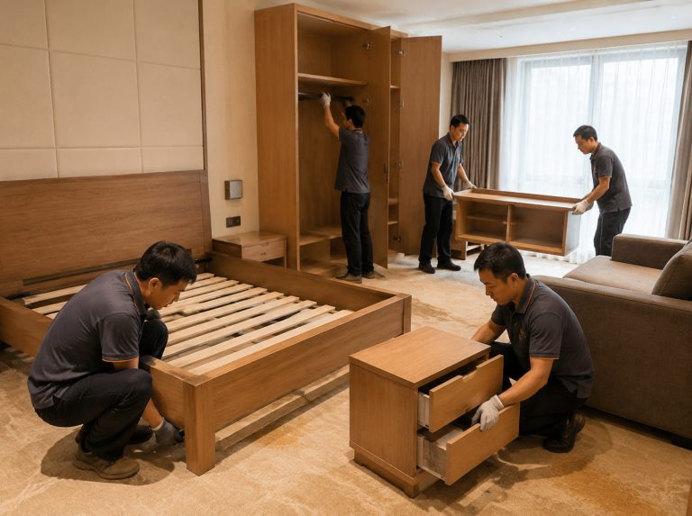 古蔺县酒店客房家具整装回收